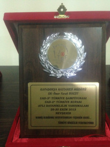 Hastane Müdürümüze Plaket