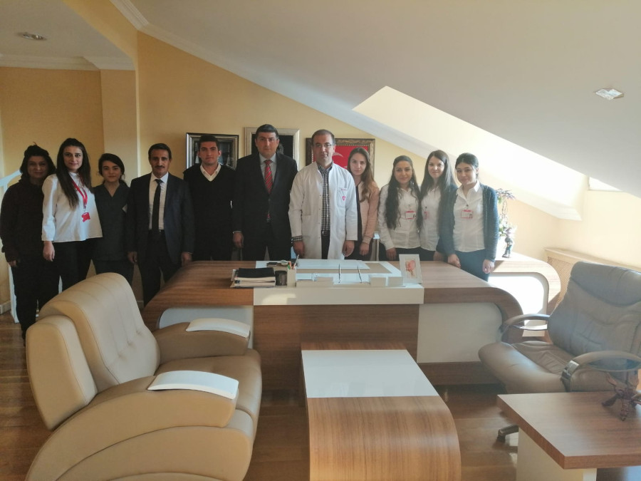 Nevşehir Çalışma ve İş Kurumu İl Müdürü Arif Sıddık BARATA 'dan hastanemize ziyaret.