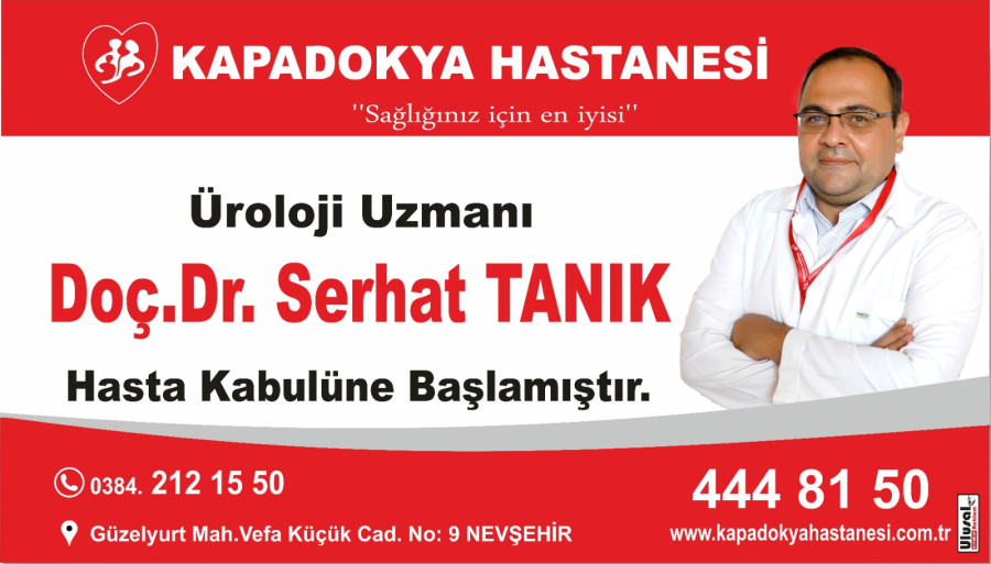 Üroloji Uzmanı Doç.Dr.Serhat TANIK hasta kabulüne başlamıştır.