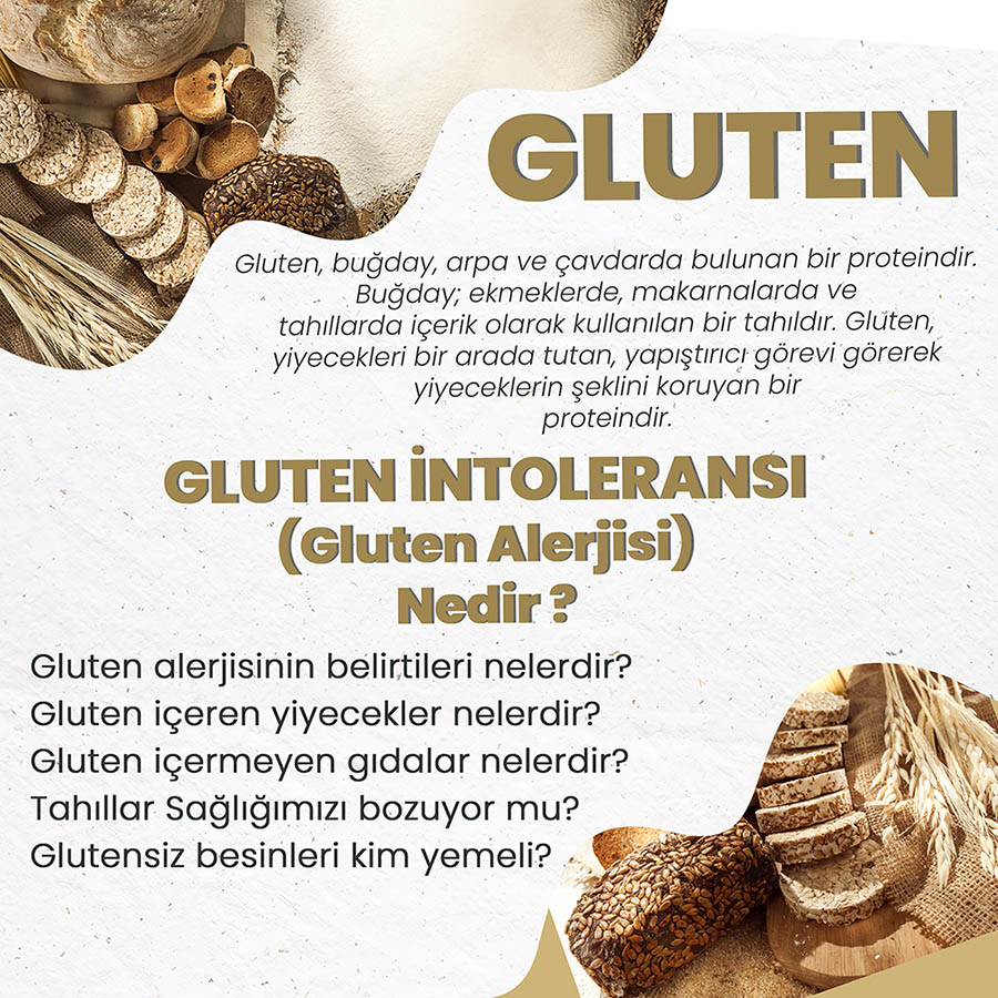 luten İntoleransı (Gluten Alerjisi) Nedir ?