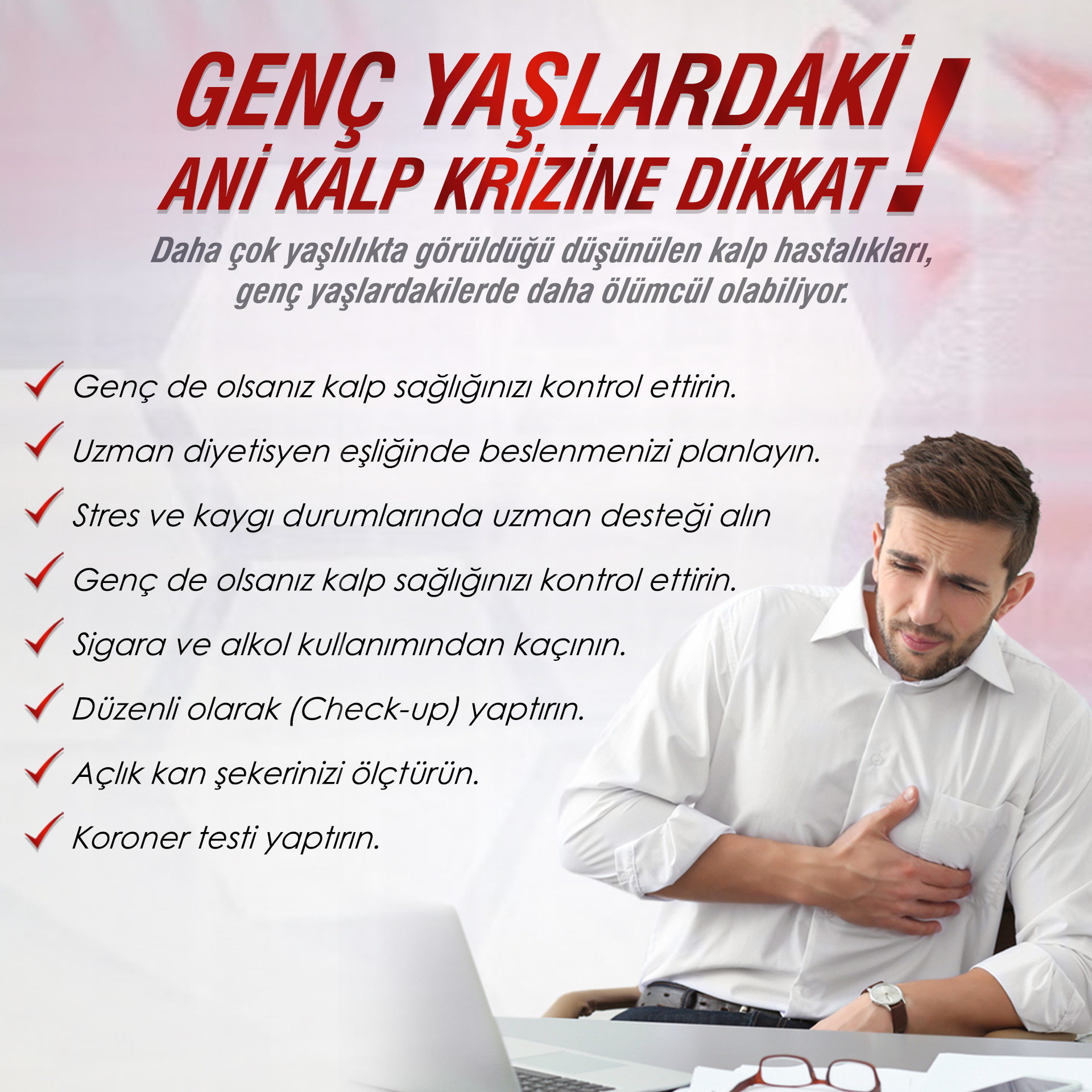 Genç Yaşlardaki Ani Kalp Krizine Dikkat!