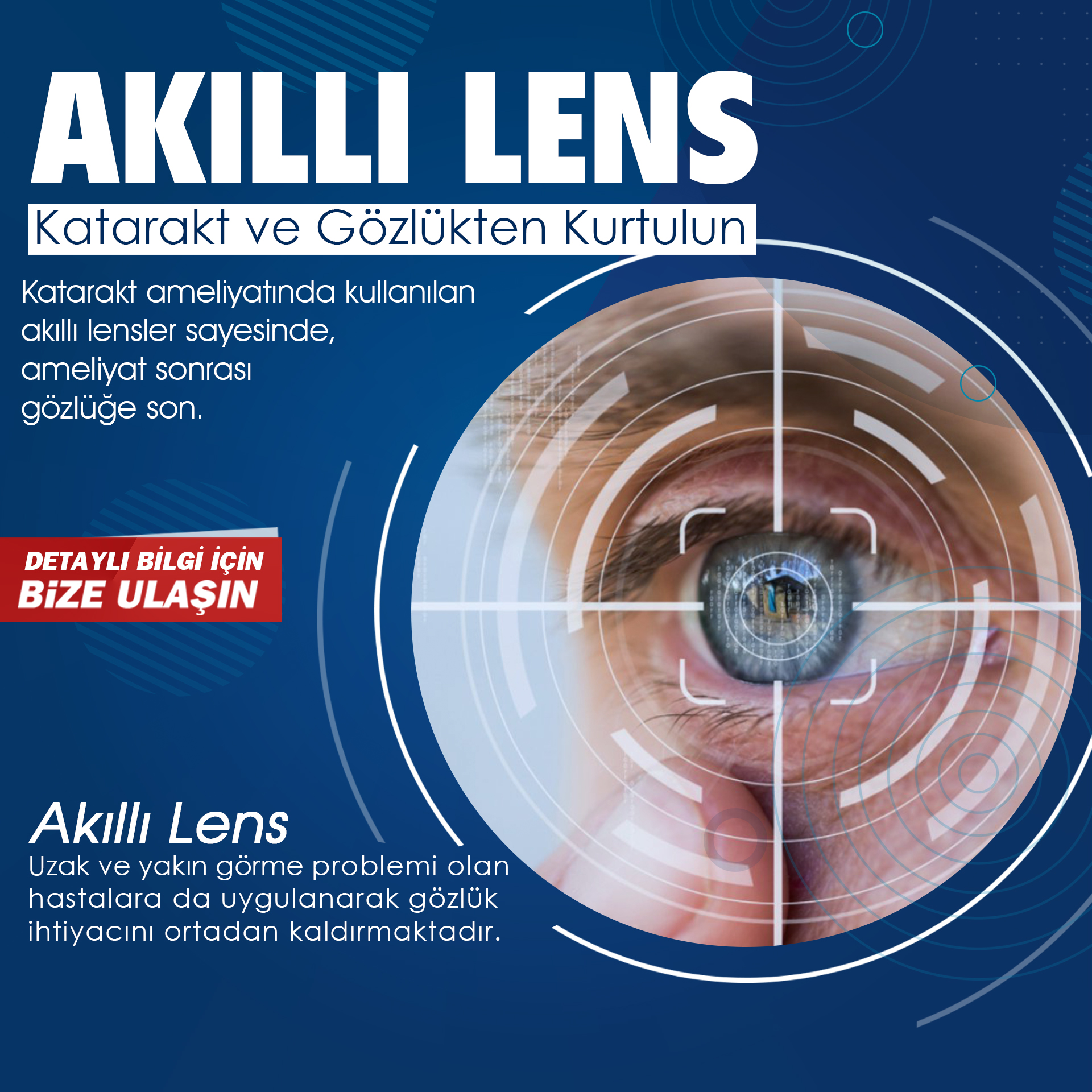 Akıllı Lens İle Katarakt ve Gözlükten Kurtulun