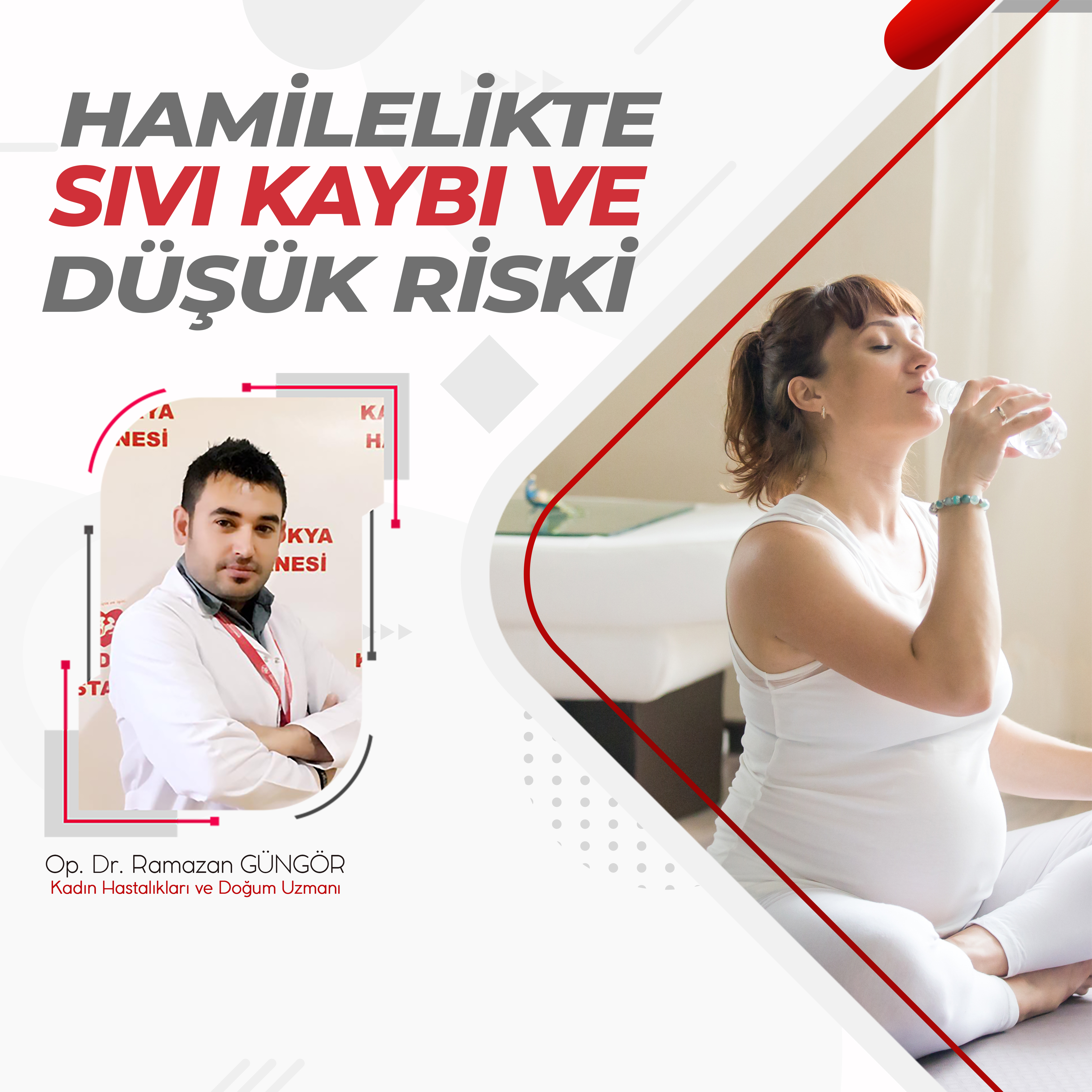 Hamilelikte Sıvı Kaybı Düşük Riskini Artırıyor.