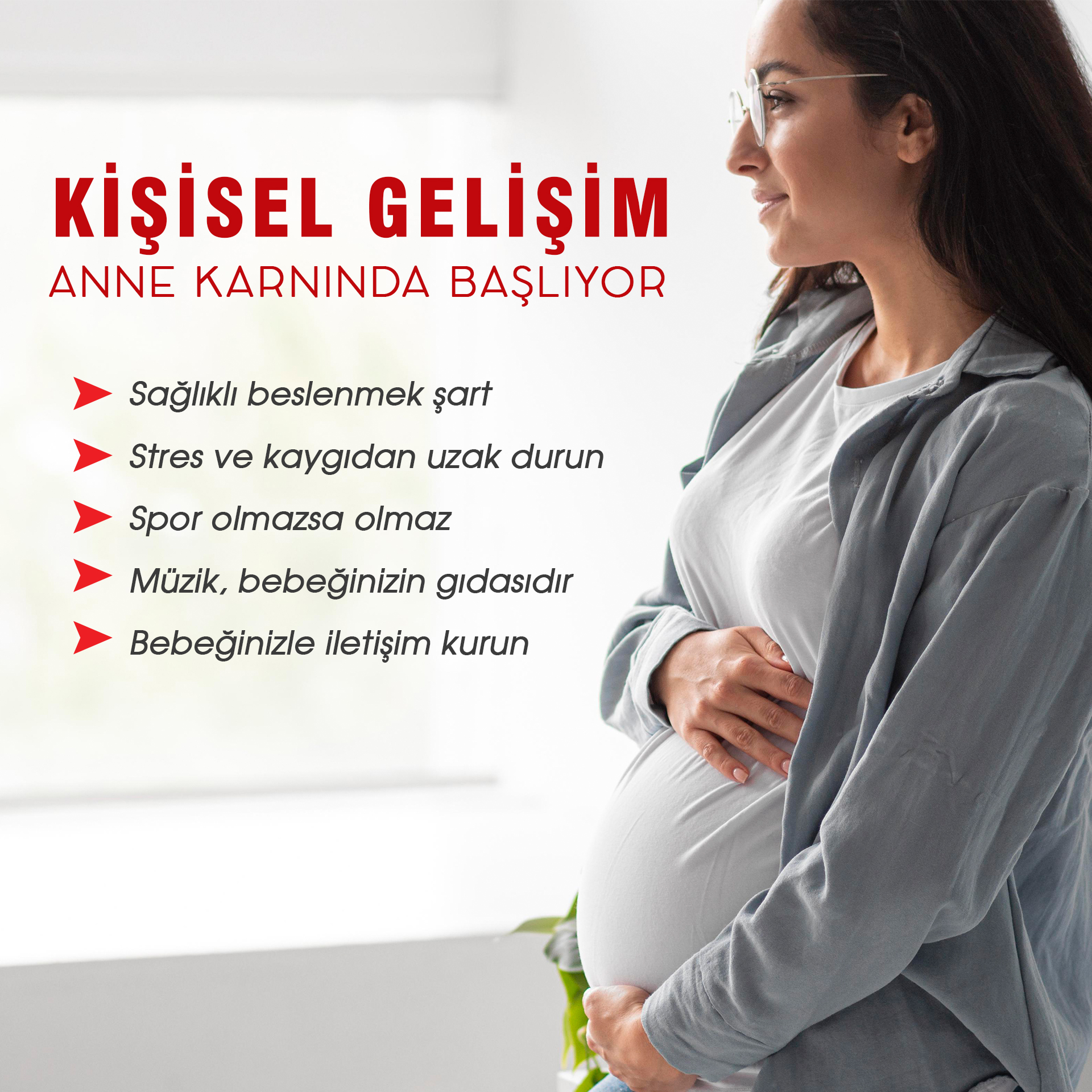 Kişisel gelişim anne karnında başlıyor