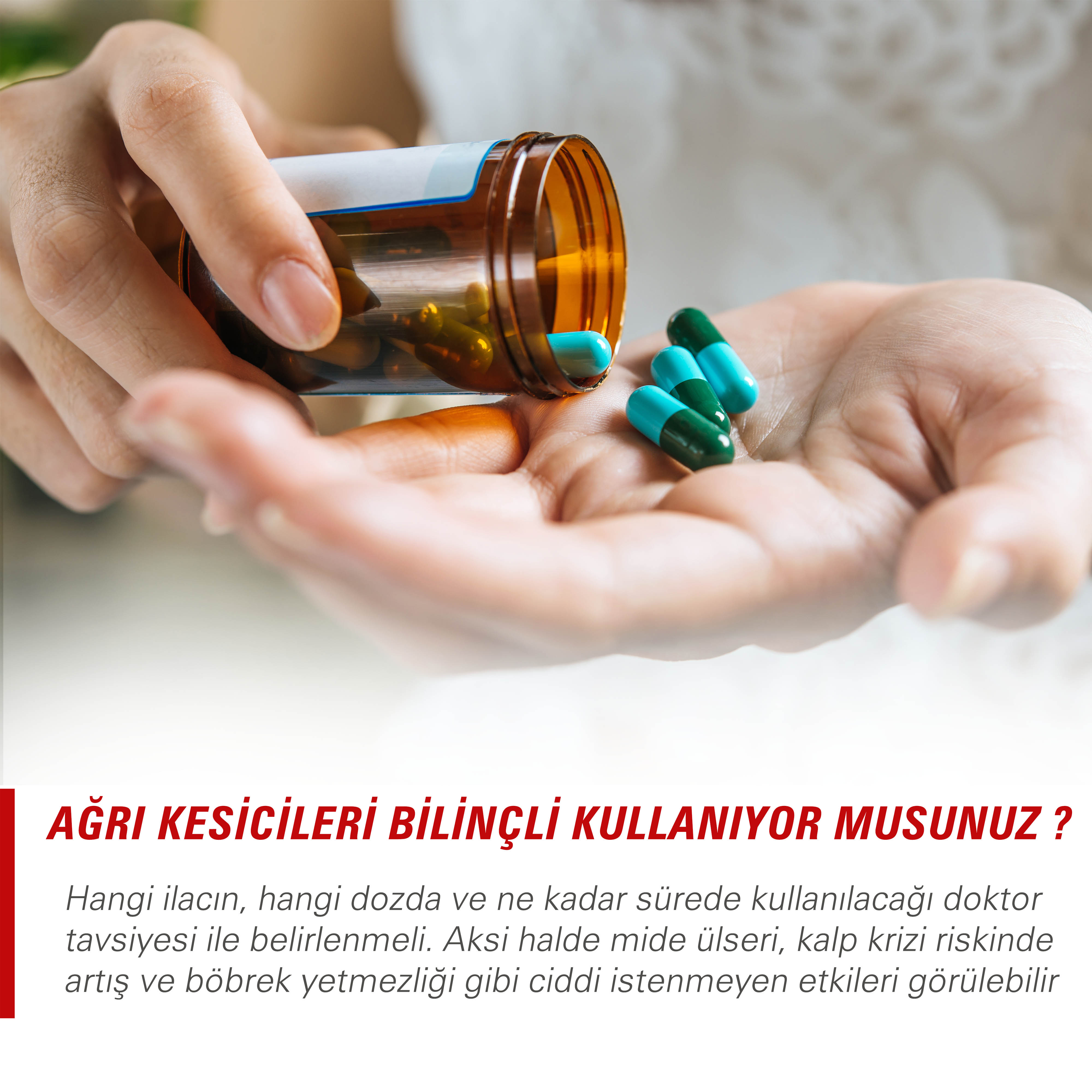 Ağrı Kesicileri Bilinçli Kullanıyor musunuz ?