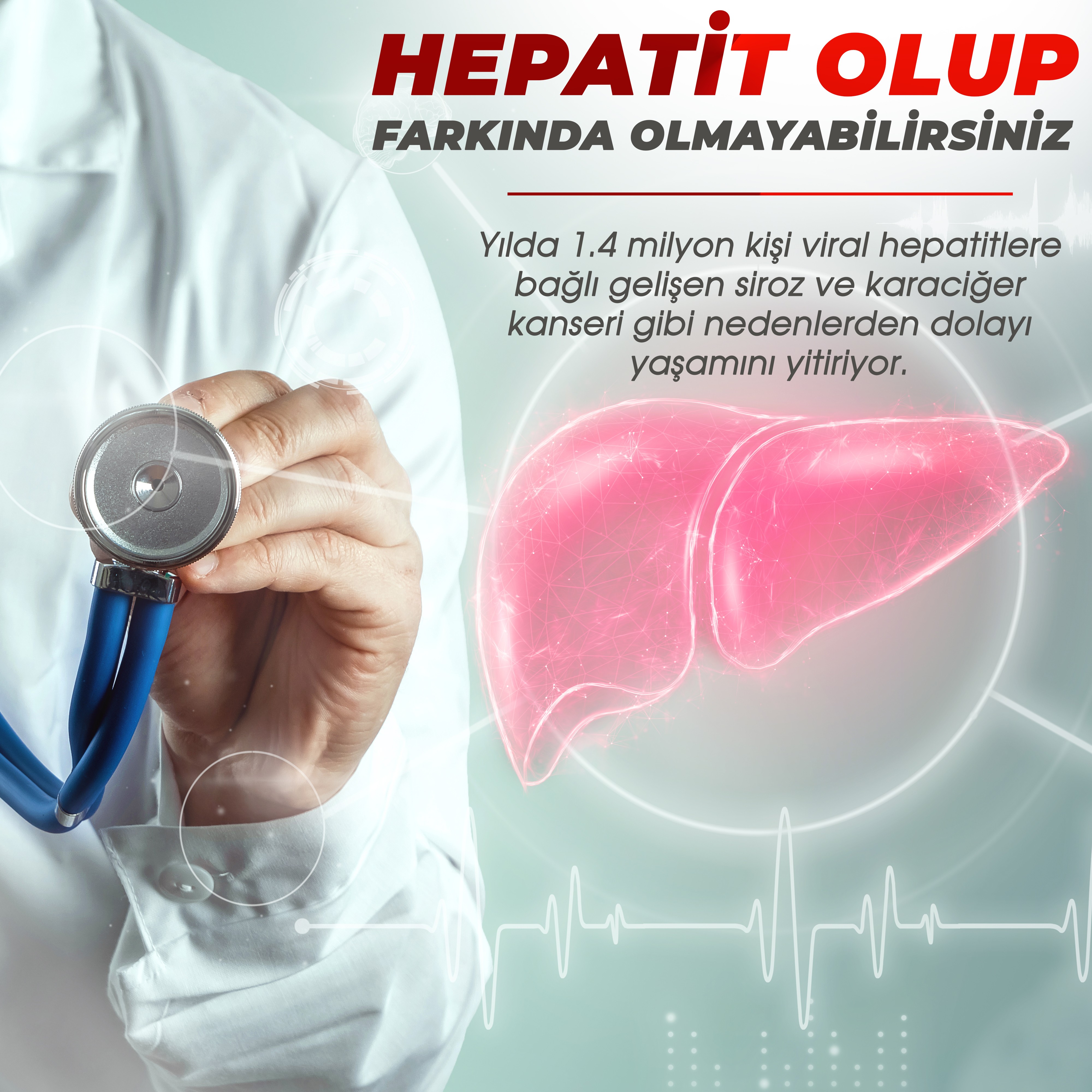 Hepatitli olup farkında olmayabilirsiniz.