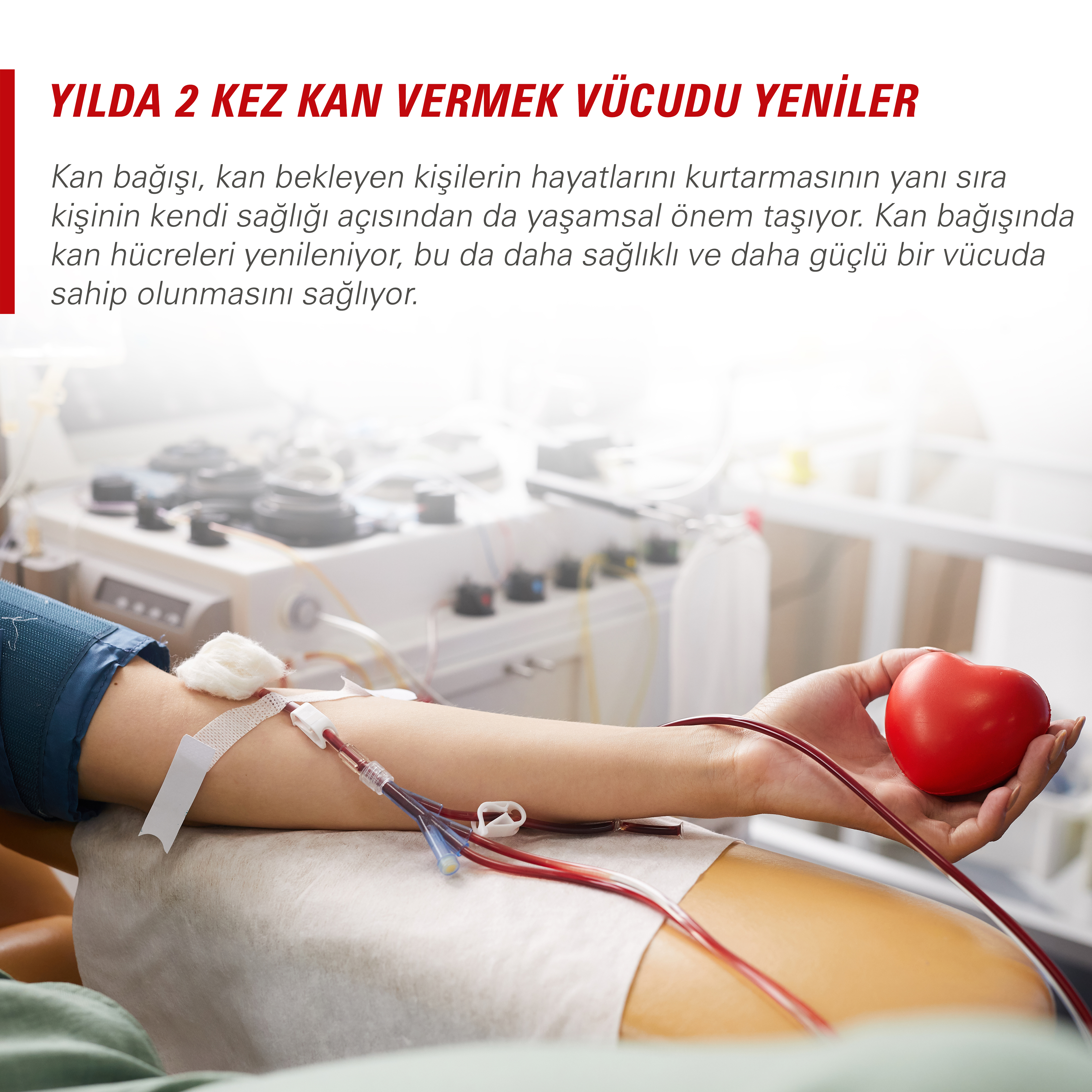 Yılda 2 kez kan vermek vücudu yeniler