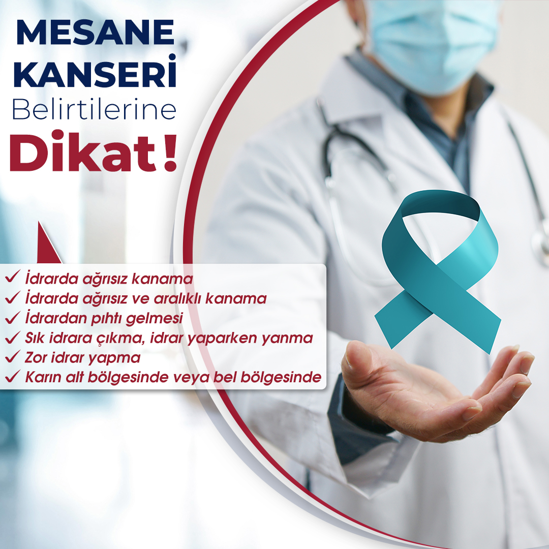 Mesane kanseri belirtilerine dikkat !