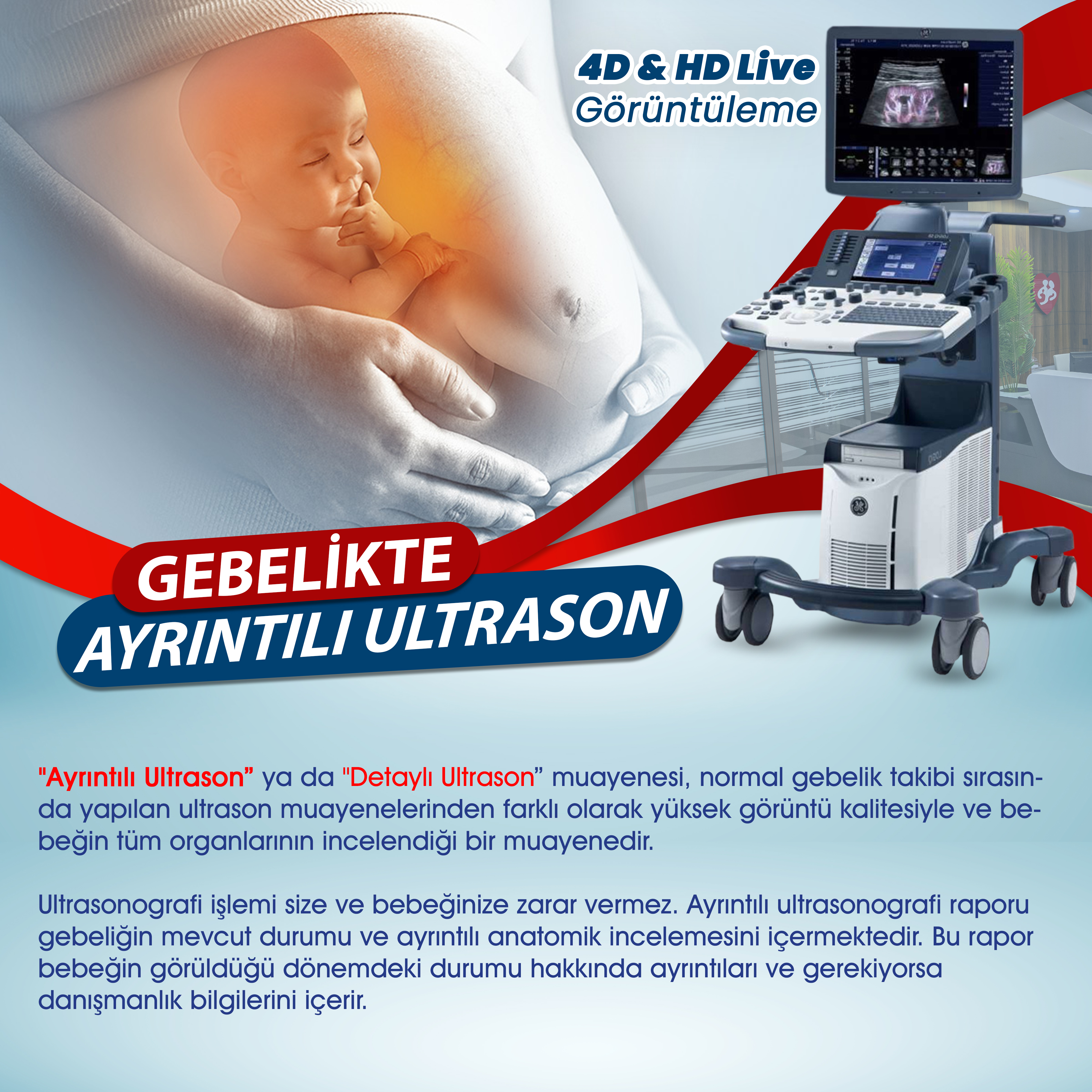 Gebelikte Ayrıntılı Ultrason