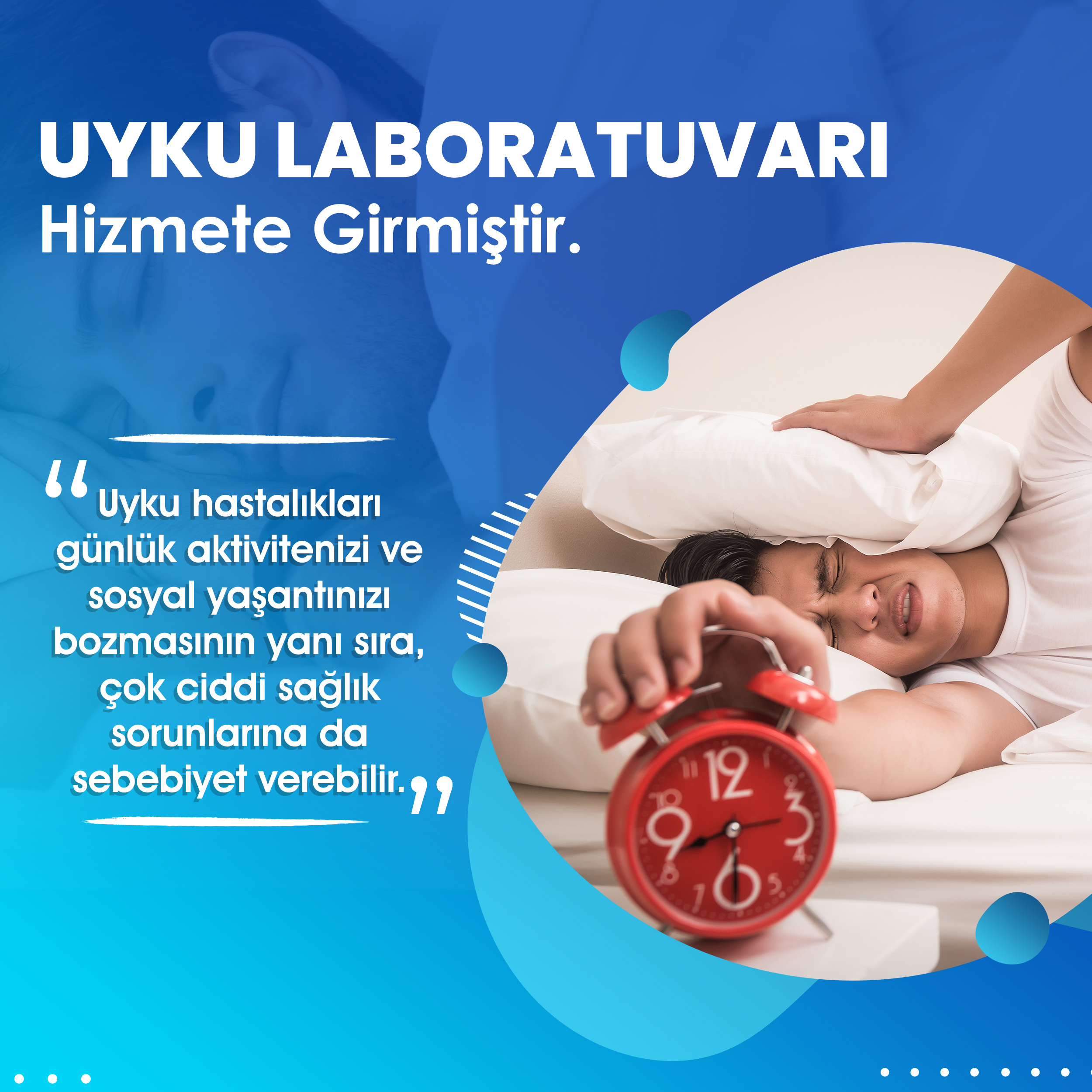 Özel Kapadokya Hastanesi Uyku Laboratuvarı hizmete girmiştir.