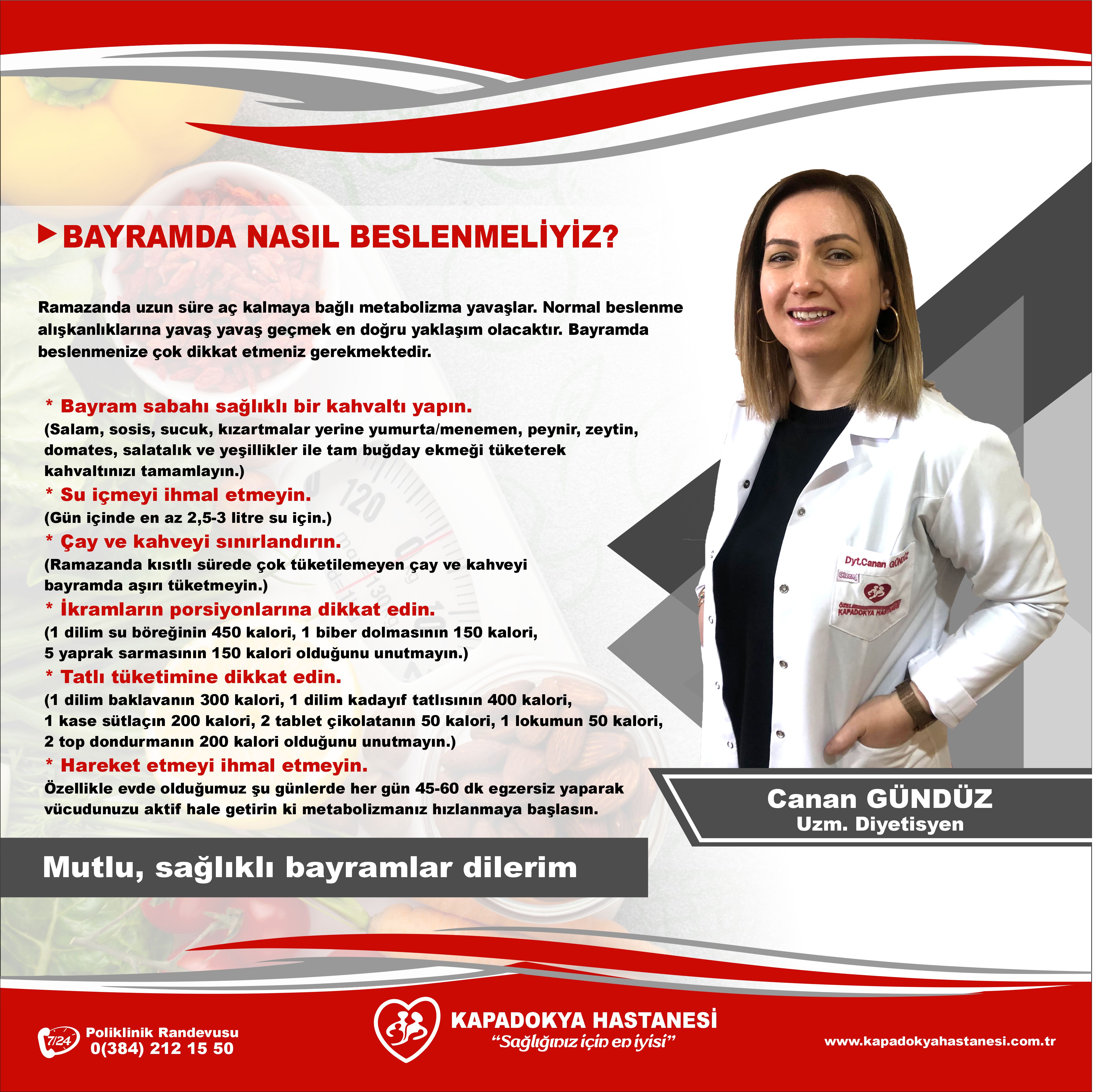 BAYRAMDA NASIL BESLENMELİYİZ?