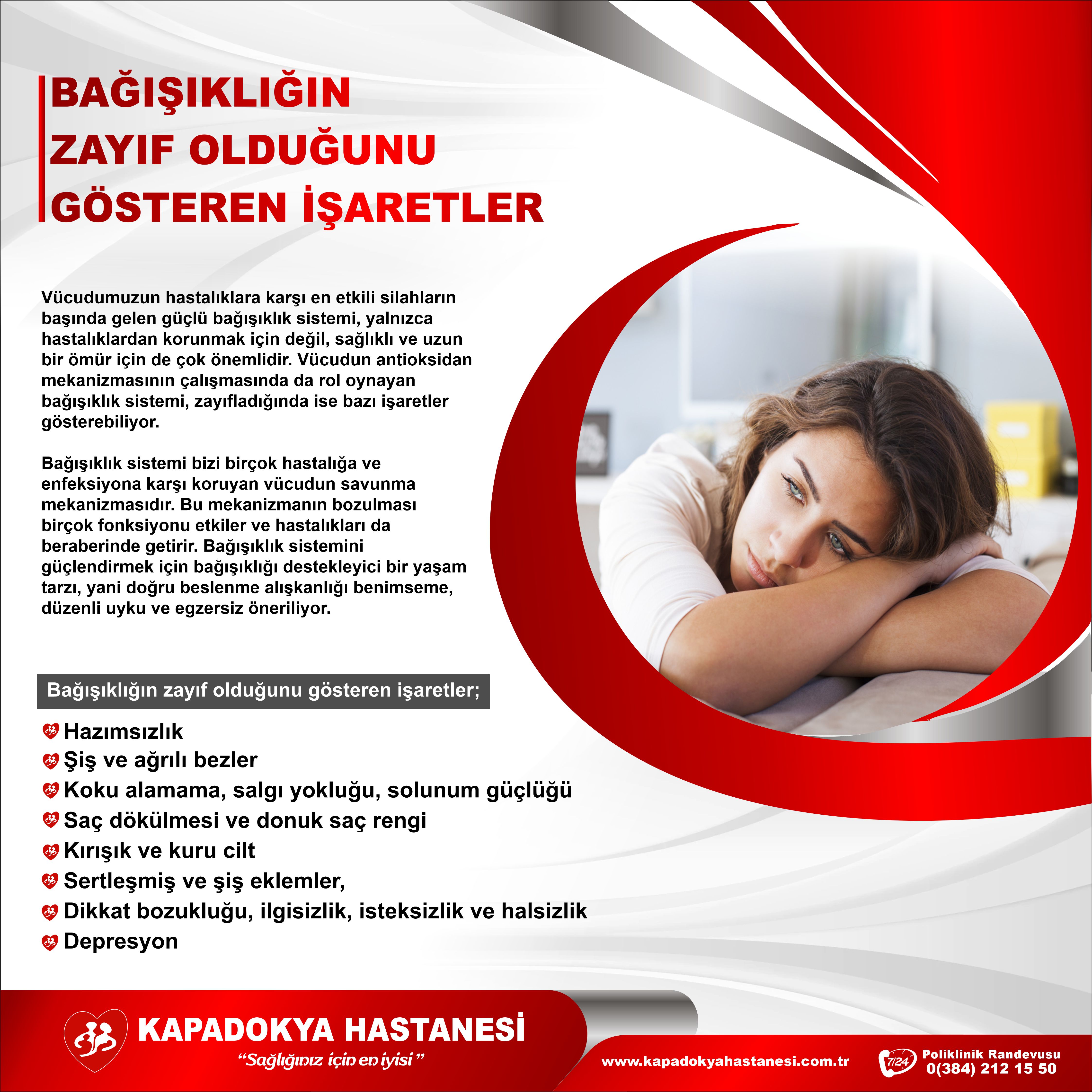 BAĞIŞIKLIĞIN ZAYIF OLDUĞUNU GÖSTEREN İŞARETLER