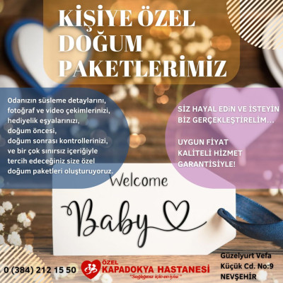 Doğum Paketlerimiz Sizlerle...