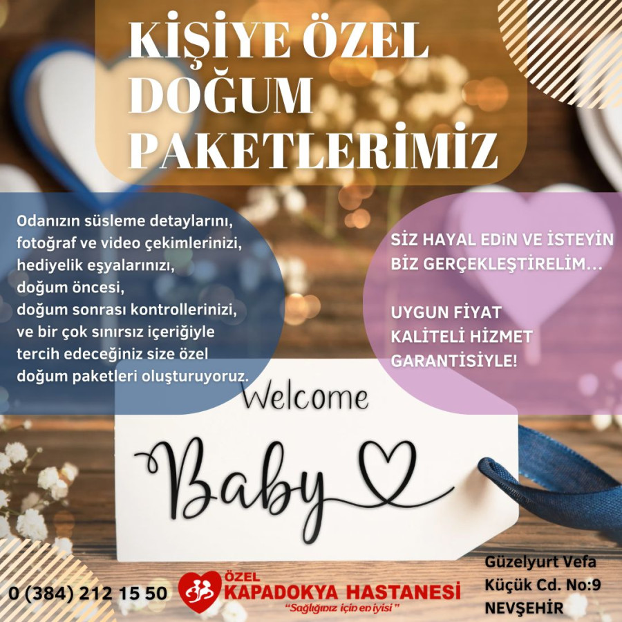 Doğum Paketlerimiz Sizlerle...